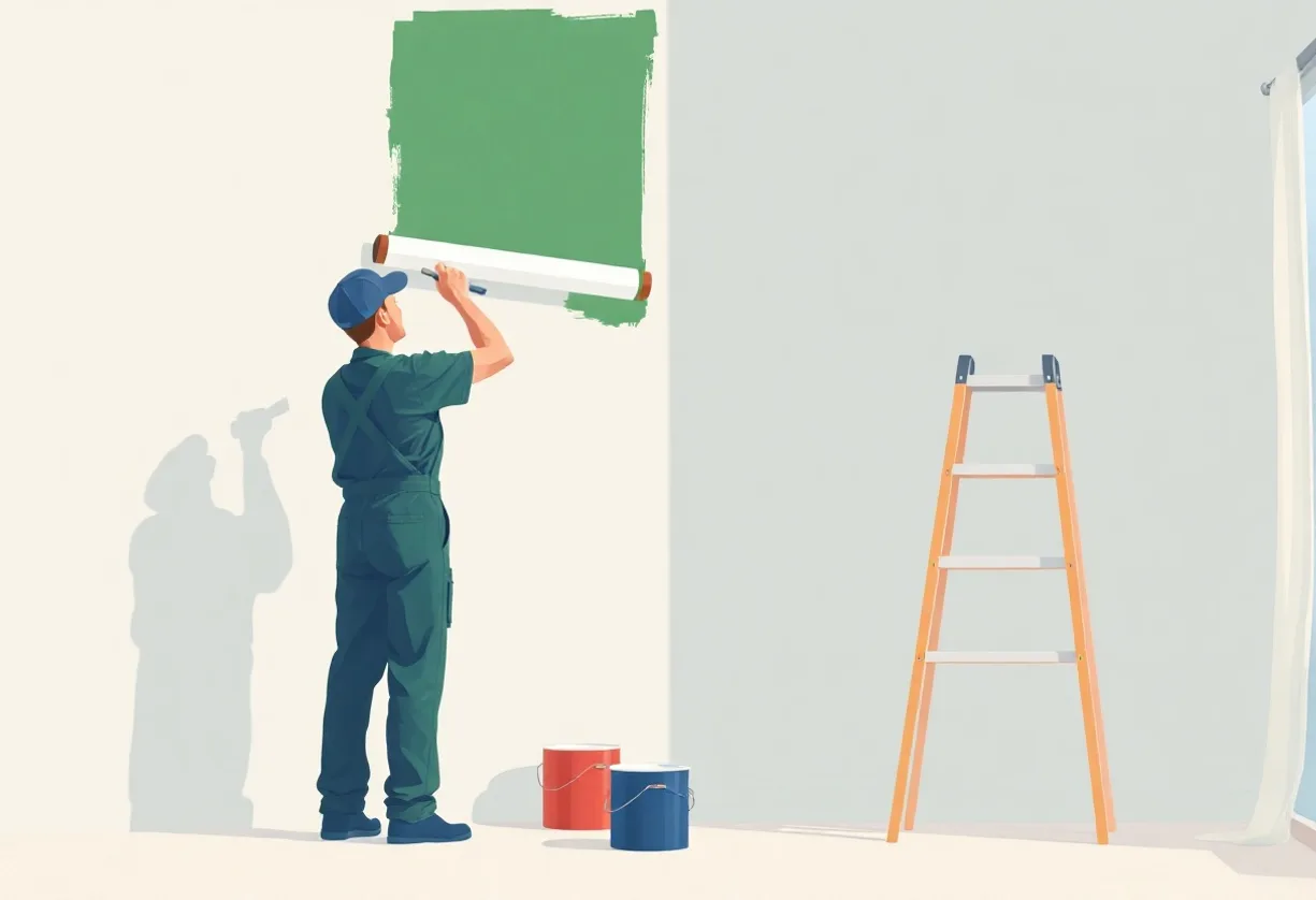 Peintre Châteaurenard 13160 en intervention sur un chantier